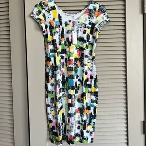 NWT ($450) Leggiadro cotton dress - bright, fun & comfortable!